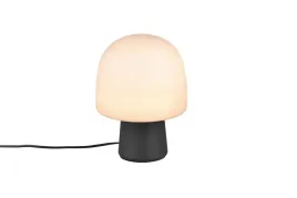 nowoczesna-lampa-stolowa-czarna-matowa-grzybek-szklany-e14-trio