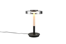 lampa-stolowa-celeste-trio-led-10w-czarny-dymiony-klosz-trio