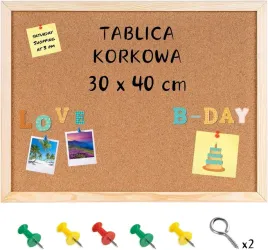 tablica-korkowa-40x30-cm-w-ramie-drewnianej-akcesoria-gratis