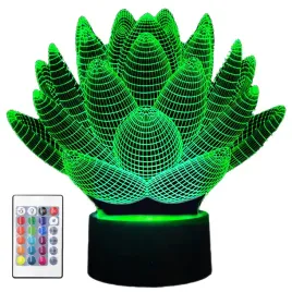 lampka-nocna-3d-led-kolory-pilot-kwiat-lotosu-r13