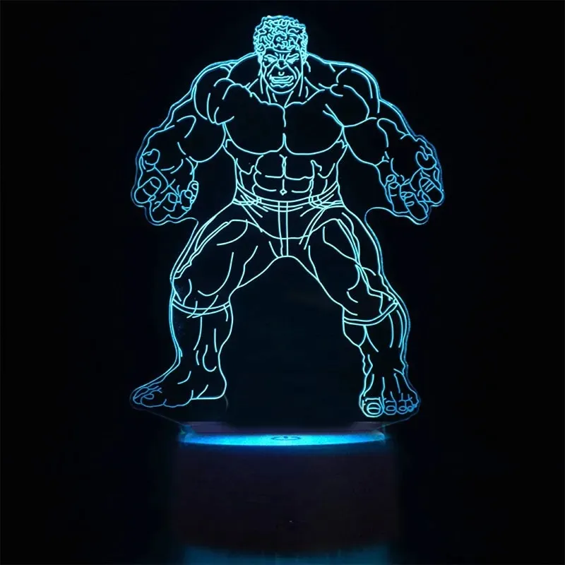 lampka-nocna-3d-led-kolory-pilot-hulk-h8-stan-nowy