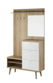 nowoczesna-garderoba-lustro-szuflada-szafka