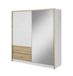 szafa-przesuwna-200-cm-lustro-polki-szuflady