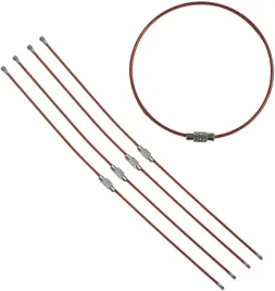 linka-petla-brelok-do-kluczy-czerwona-200mm-5-sztuk