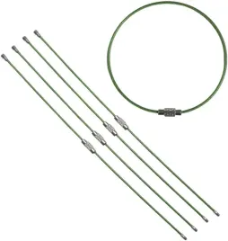 linka-petla-brelok-do-kluczy-zielona-200mm-5-sztuk
