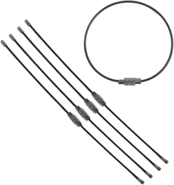 linka-petla-brelok-do-kluczy-czarna-150mm-5-sztuk