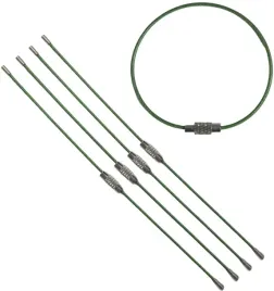 linka-petla-brelok-do-kluczy-zielona-150mm-5-sztuk