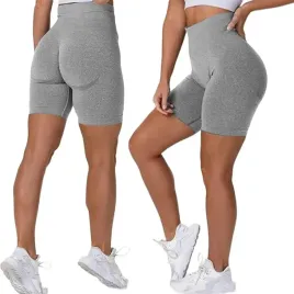 kolarki-damskie-legginsy-krotkie-push-up-gladkie-modelujace-do-cwiczen-l