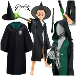 stroj-harry-potter-bal-karnawal-sylwester-okulary-rozdzka-128-134-peleryna