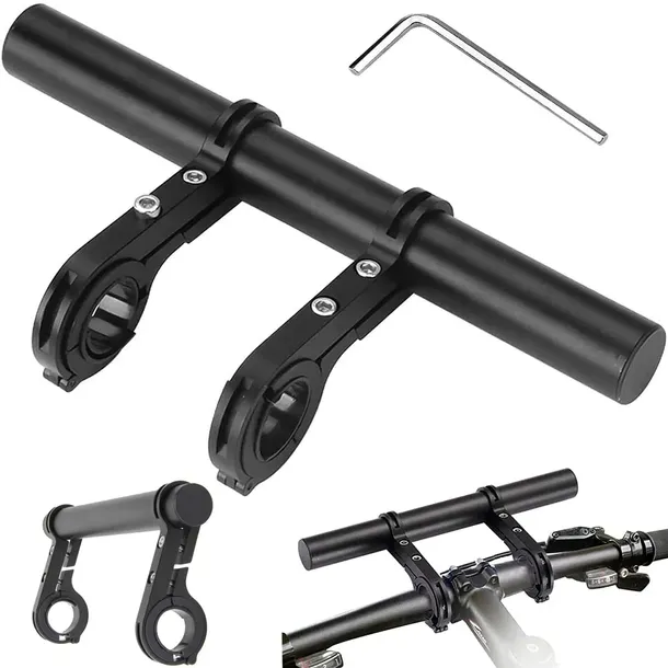ALUMINIOWY UCHWYT ROWEROWY NA KIEROWNICĘ ROWER PRZEDŁUŻENIE KIEROWNICY