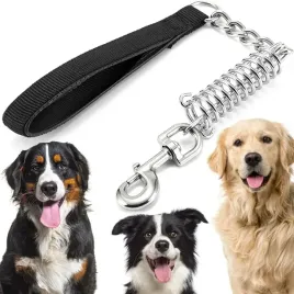 smycz-dla-psa-krotka-z-amortyzatorem-treningowa-lancuch-amstaff-pit-bull