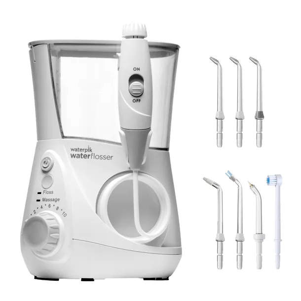 irygator-waterpik-wp-660-stacjonarny-bialy-rodzaj-strumienia-ciagly-pulsacyjny
