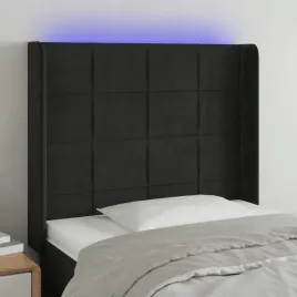 zaglowek-do-lozka-z-led-czarny-93x16x118-128-cm-aksamit-lumarko-lumarko