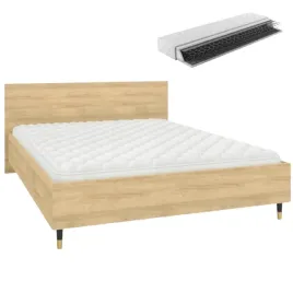lozko-sypialniane-lux-160x200-z-materacem-fantasy-dab-hikora-producent-pl