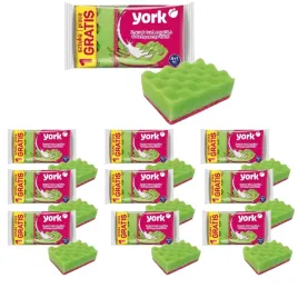 york-zmywak-kuchenny-fala-gabka-do-mycia-naczyn-myjka-dwuwarstwowa-x10-szt