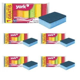 york-zmywak-kuchenny-myjki-gabki-do-mycia-naczyn-mix-kolor-5szt-x5