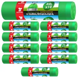 kuchcik-worki-zielone-na-smieci-z-tasma-sciagajaca-60l-zestaw-10szt-x10