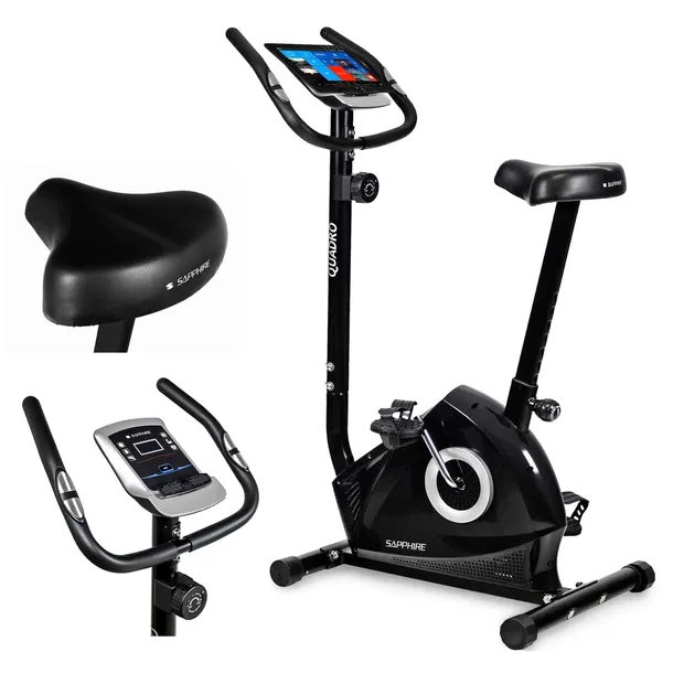 ROWER TRENINGOWY stacjonarny magnetyczny QUADRO rowerek domowy SAPPHIRE