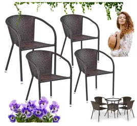 komplet-4-szt-krzeslo-z-rattanu-brazowe-ogrodowe-na-taras-balkon-midas