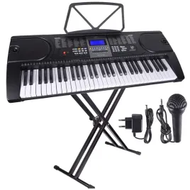 keyboard-dla-dzieci-kibord-do-nauki-gry-mikrofon-statyw-stojak-na-nuty