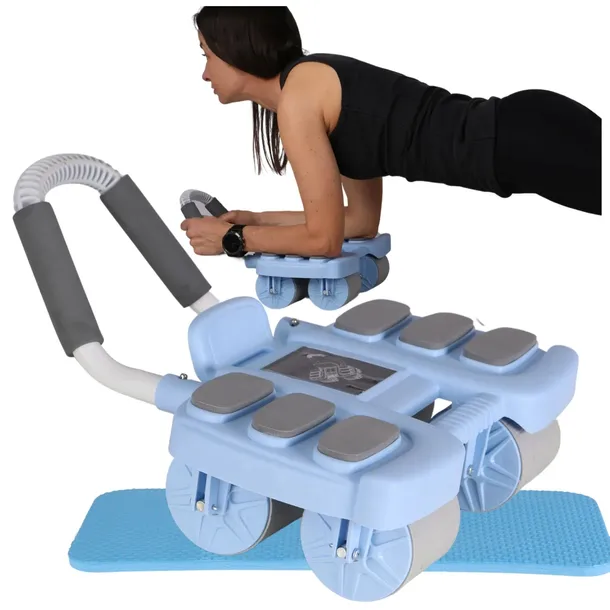 Ab roller do ćwiczeń mięśni brzucha wheel kółko koło z odbiciem mata