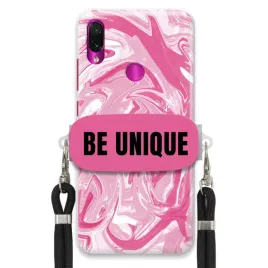 etui-do-xiaomi-redmi-note-7-case-uchywt-sznurek-czarny-roz-marmur-unique