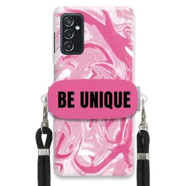 etui-do-samsung-m52-5g-case-uchywt-sznurek-czarny-rozowy-marmur-be-unique