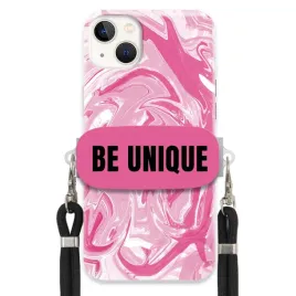 etui-do-iphone-15-plus-case-uchywt-sznurek-czarny-rozowy-marmur-be-unique