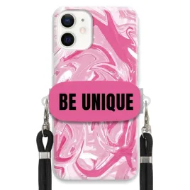 etui-do-iphone-12-mini-case-uchywt-sznurek-czarny-rozowy-marmur-be-unique
