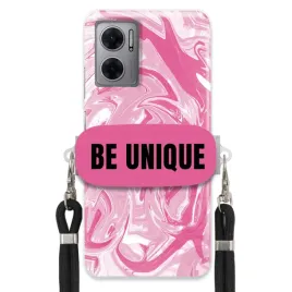 etui-do-xiaomi-redmi-10-5g-case-uchywt-sznurek-czarny-roz-marmur-unique
