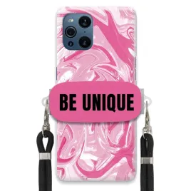 etui-do-oppo-find-x3-pro-case-uchywt-sznurek-czarny-rozowy-marmur-unique