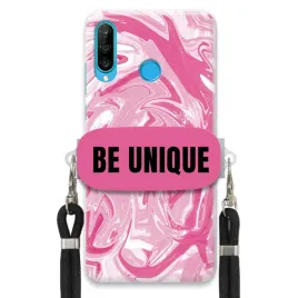 etui-do-huawei-p30-lite-case-uchywt-sznurek-czarny-rozowy-marmur-unique
