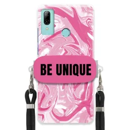 etui-do-huawei-p-smart-2019-case-uchywt-sznurek-czarny-roz-marmur-unique