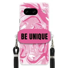 etui-do-google-pixel-8-case-uchywt-sznurek-czarny-rozowy-marmur-be-unique