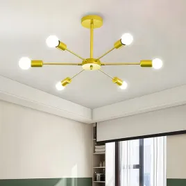 zlota-lampa-wiszaca-sufitowa-zyrandol-led-e27