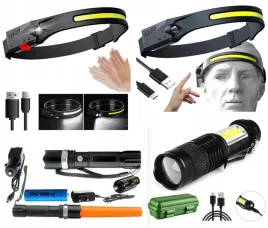 latarka-czolowa-usb-2-latarki-taktyczne-zestaw