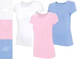 koszulka-damska-4f-zestaw-3-szt-tz43-t-shirt-podkoszulek-na-co-dzien-m