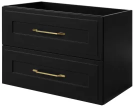 klasyczna-czarna-szafka-pod-umywalke-z-szufladami-80-cm-frezowany-front-mdf