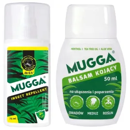 mugga-spray-deet-95-75ml-na-komary-owady-balsam-kojacy-50ml-komplet