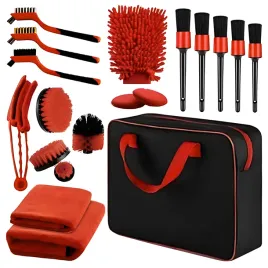 zestaw-detailingowy-19-elementow-do-samochodu-etui-pedzle-szczotki-gabki