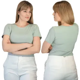 babell-carla-mietowy-s-wiskoza-zielony-t-shirt-klasyczna-koszulka
