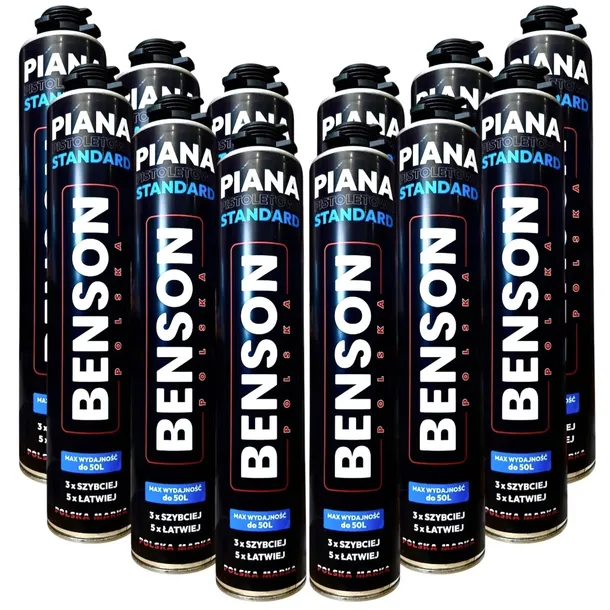 BENSON STANDARD PIANKA MONTAŻOWA PISTOLETOWA CAŁOROCZNA NISKOPRĘŻNA WYDAJNA
