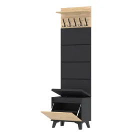 garderoba-60x30d1n2-4pan-szafka-na-buty-wieszak-panele-czarny-olejowany