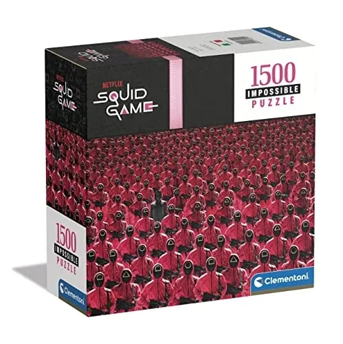 puzzle-clementoni-1-elementow-clementoni-80504-squid-game-impossible-stan-nowy