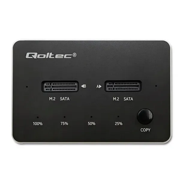 qoltec-stacja-dokujaca-dyskow-2x-ssd-m-2-sata-stan-nowy-format-dyskow-inny