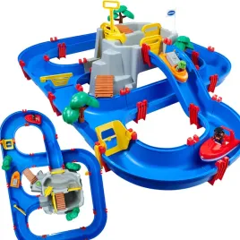 zestaw-edukacyjna-zabawka-tor-wodny-gora-z-wodospadem-figurki-z-lodkami