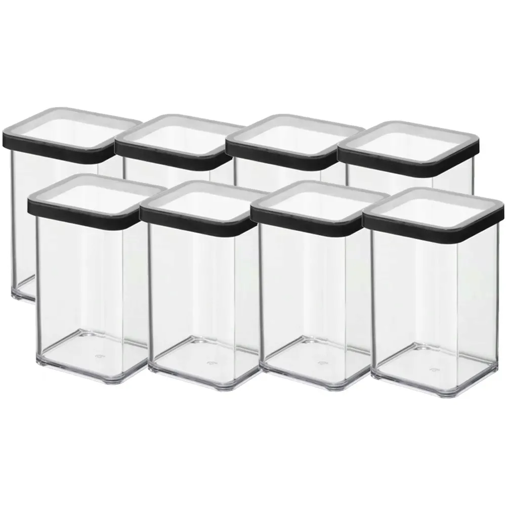 pojemniki-na-zywnosc-przysmaki-kwadratowe-8x1l-loft-czarny-rotho