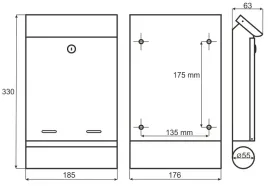 skrzynka-na-listy-york-gazetnik-napis-nadruk-uv