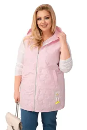cukierkowy-roz-kamizelka-damska-pikowana-plus-size-z-kapturem