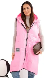 cukierkowy-roz-kurtka-damska-plus-size-pikowana-ocieplana-z-kapturem